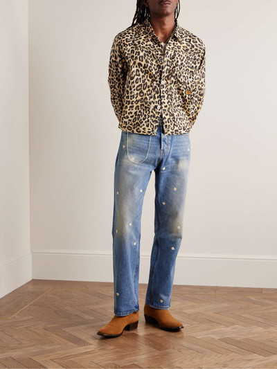 Kapital Leopard-Print Cotton-Gauze Shirt Jacket outlook
