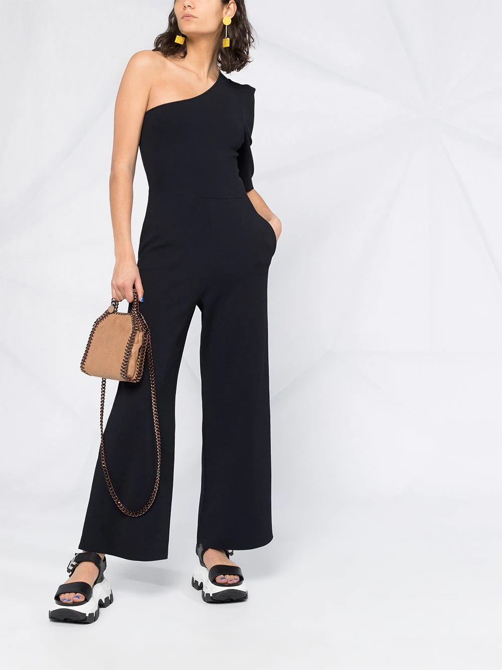 compact knit jumpsuit - 2