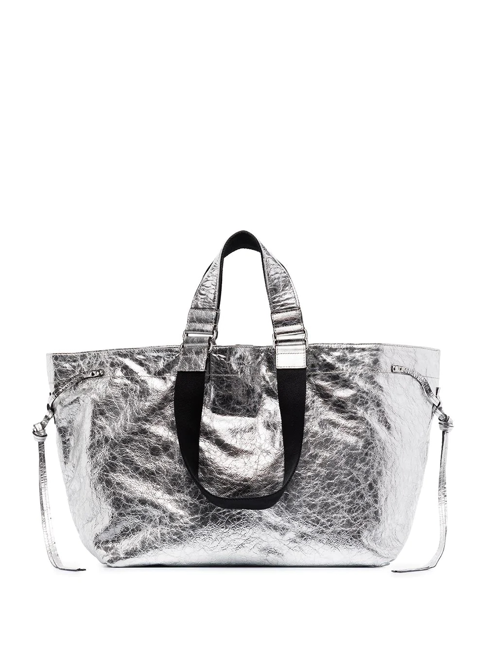 Wardy metallic leather tote bag - 1