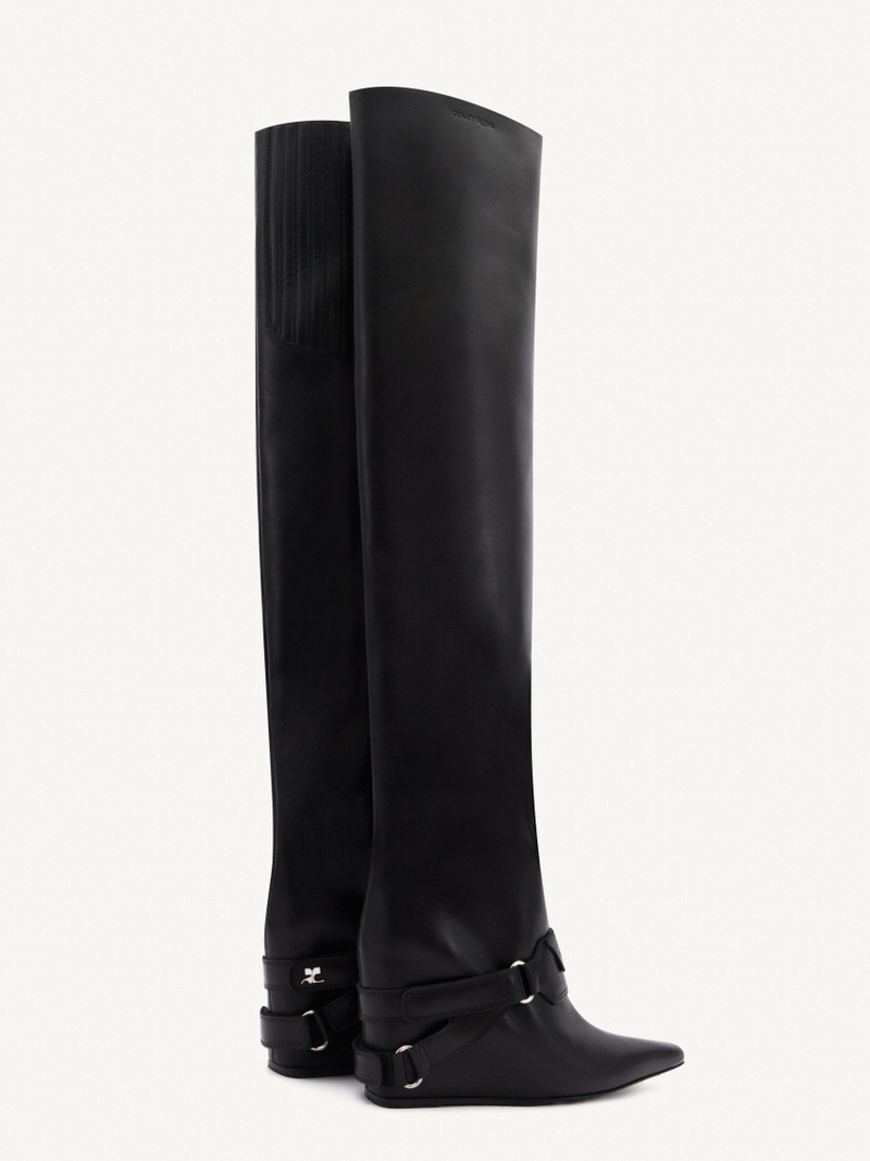 WEDGED LEATHER BOOTS 3