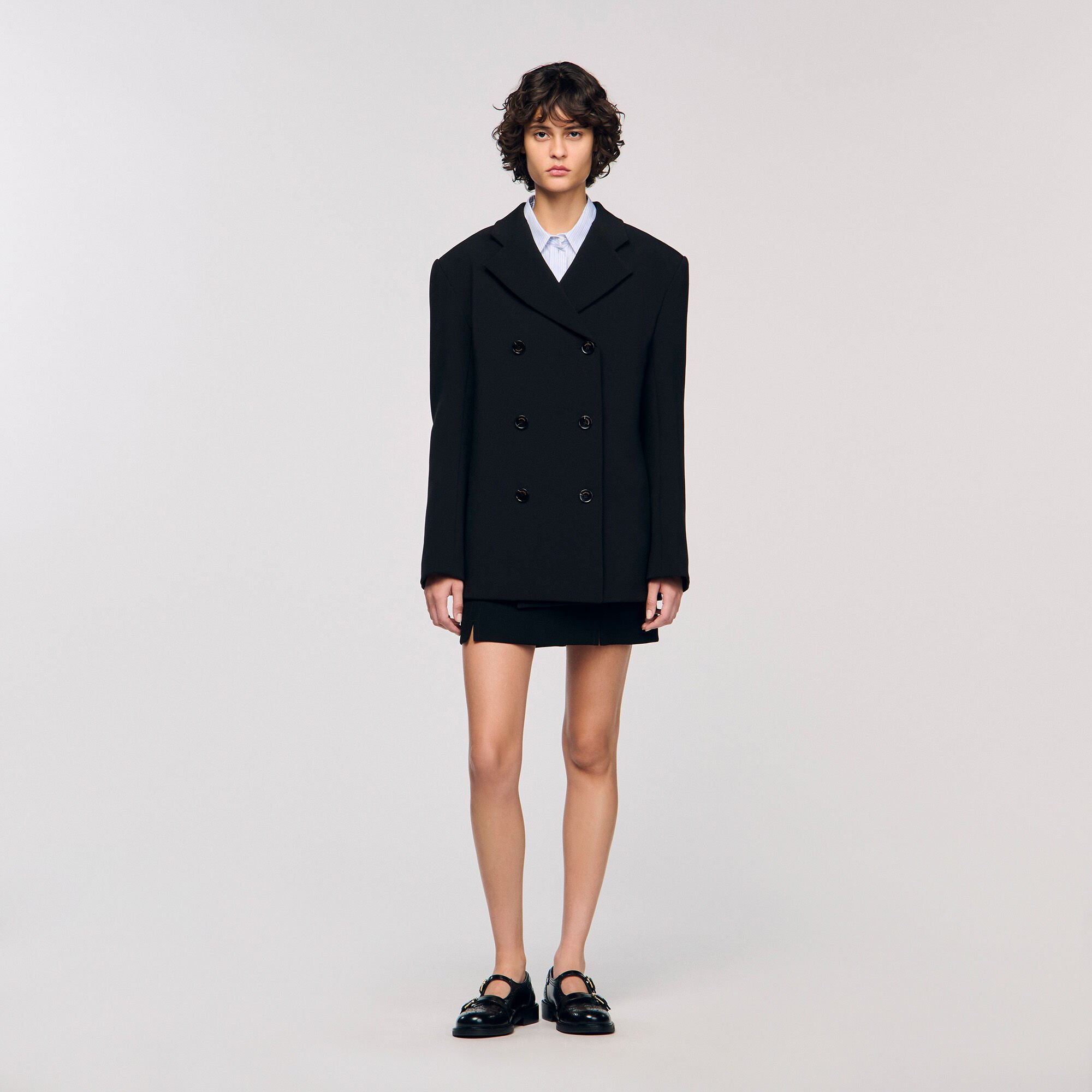 CROSSED TAILORED JACKET - 2