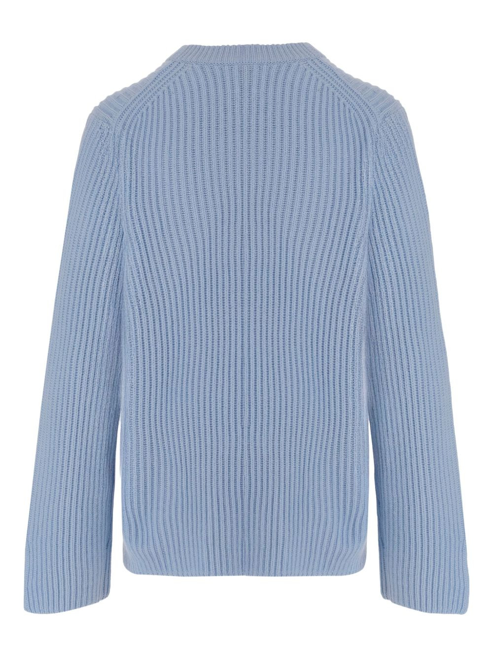 ribbed crewneck sweater - 2