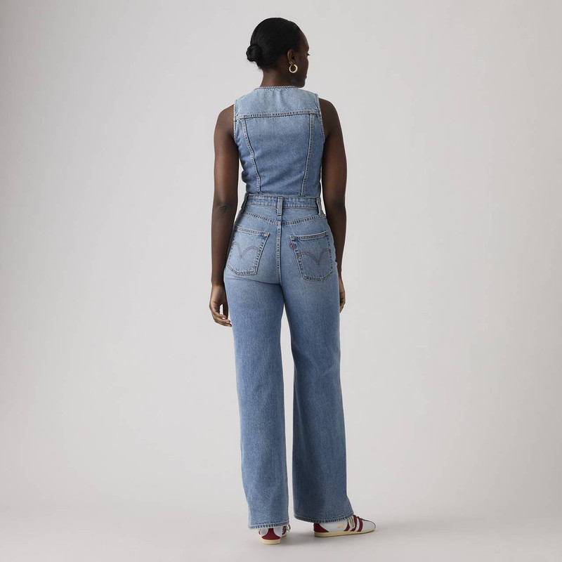 DENIM WIDE-LEG JUMPSUIT 5
