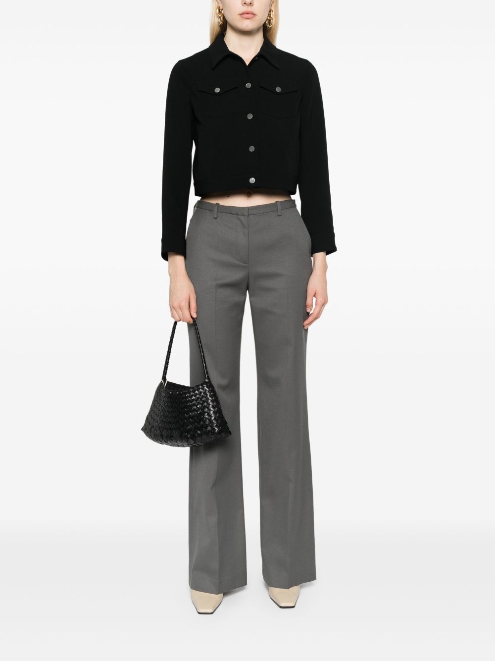 crepe jacket - 2