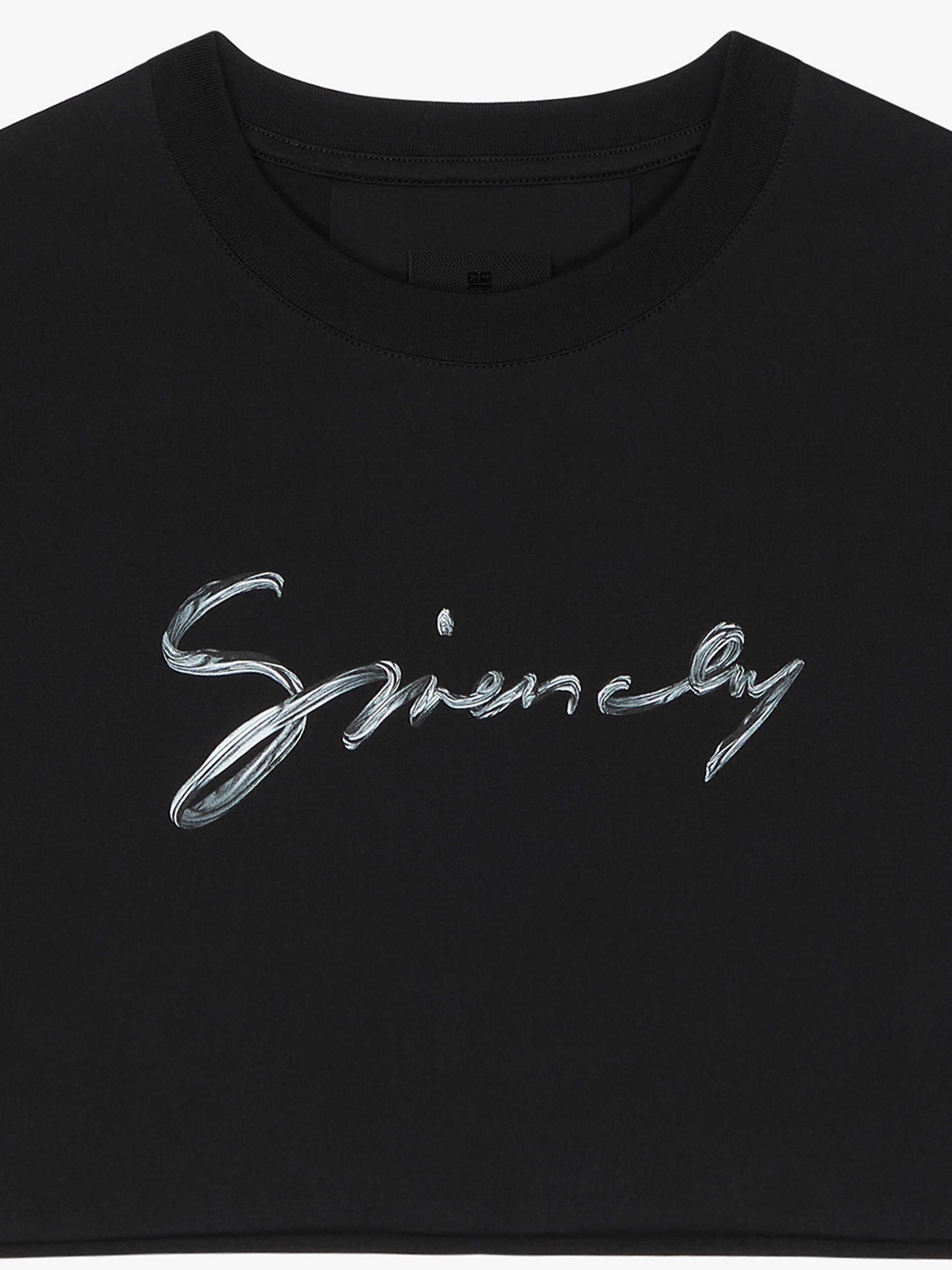 GIVENCHY CROPPED T-SHIRT IN COTTON - 4
