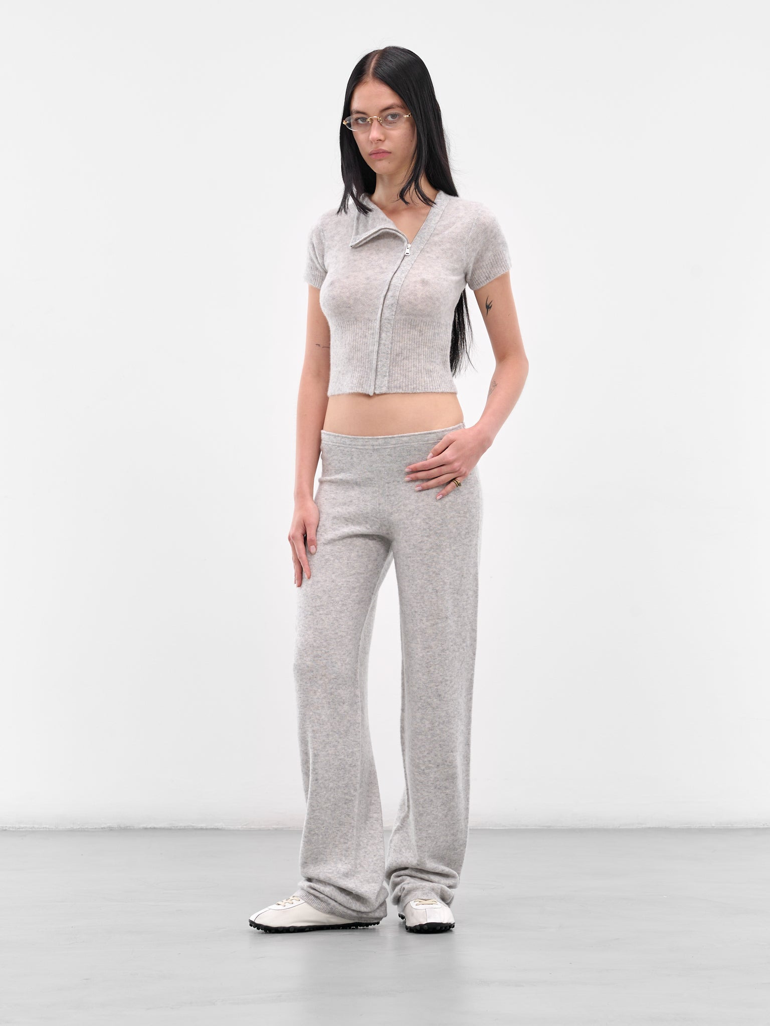 Gray Fog Knit Top - 6