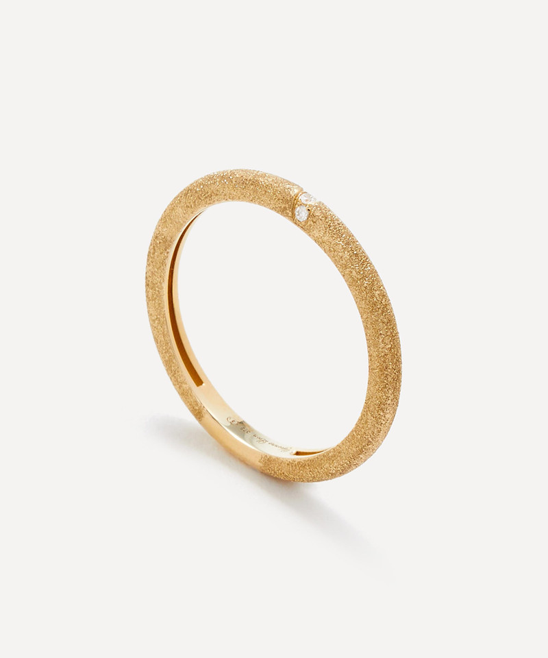 Yvonne Léon 9ct Gold Alliance Mini Diamond Ring outlook