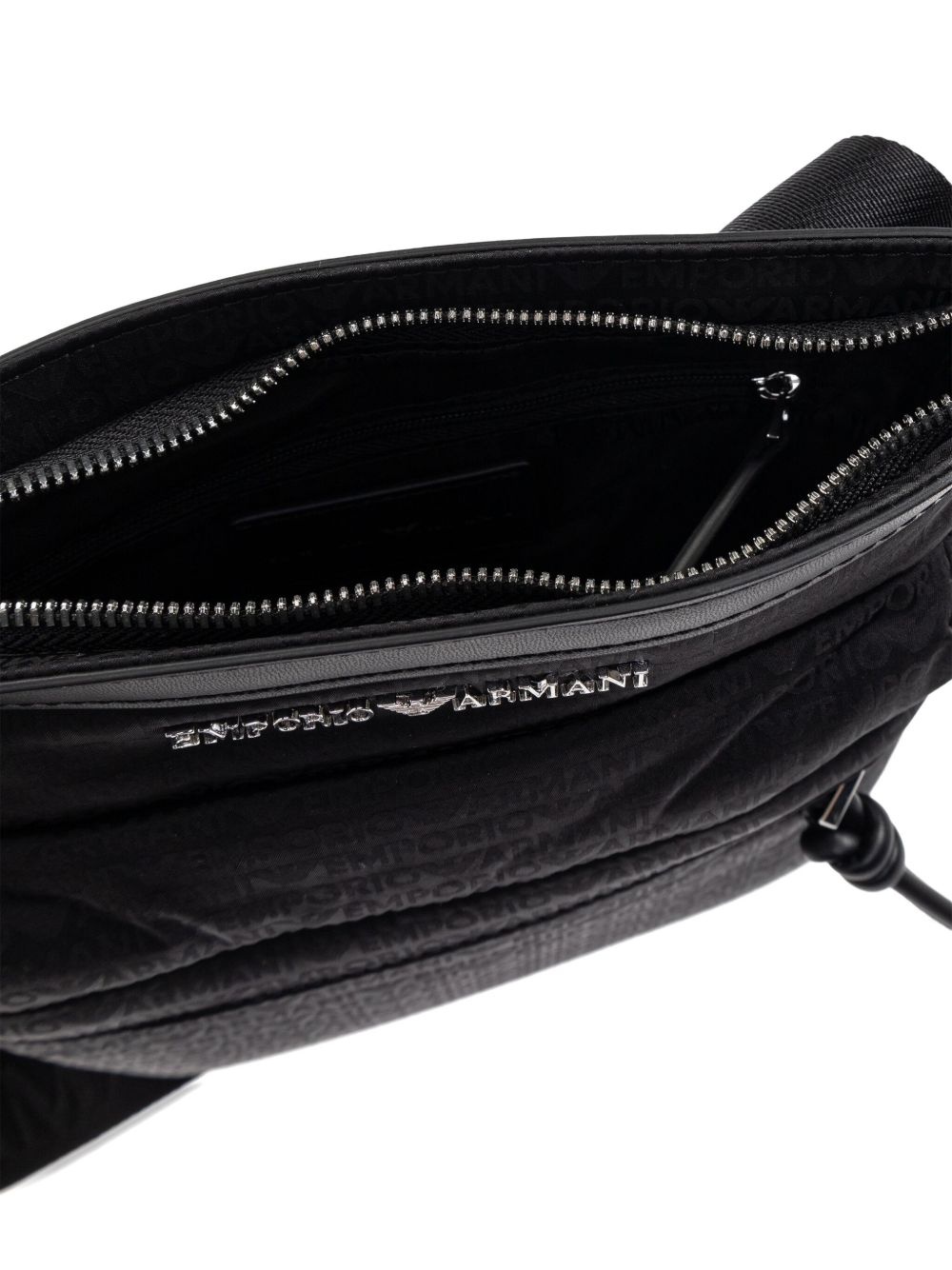logo-plaque messenger bag - 5