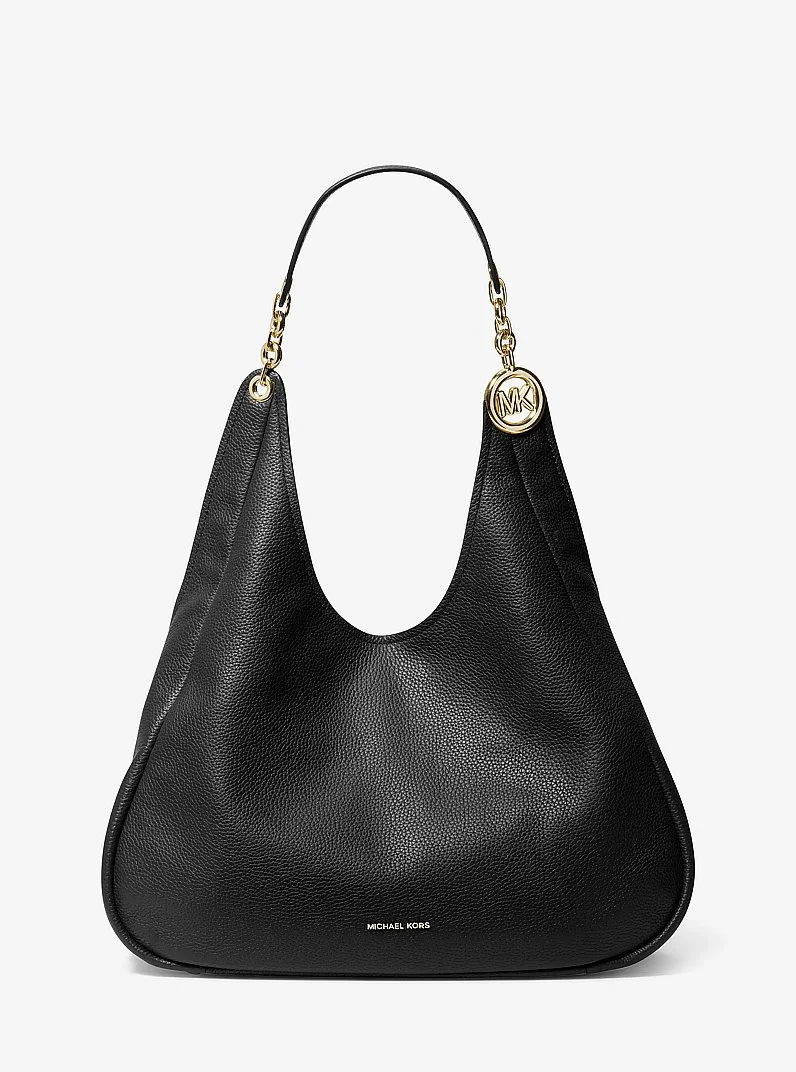 Ellie Large Pebbled Leather Shoulder Bag - 1