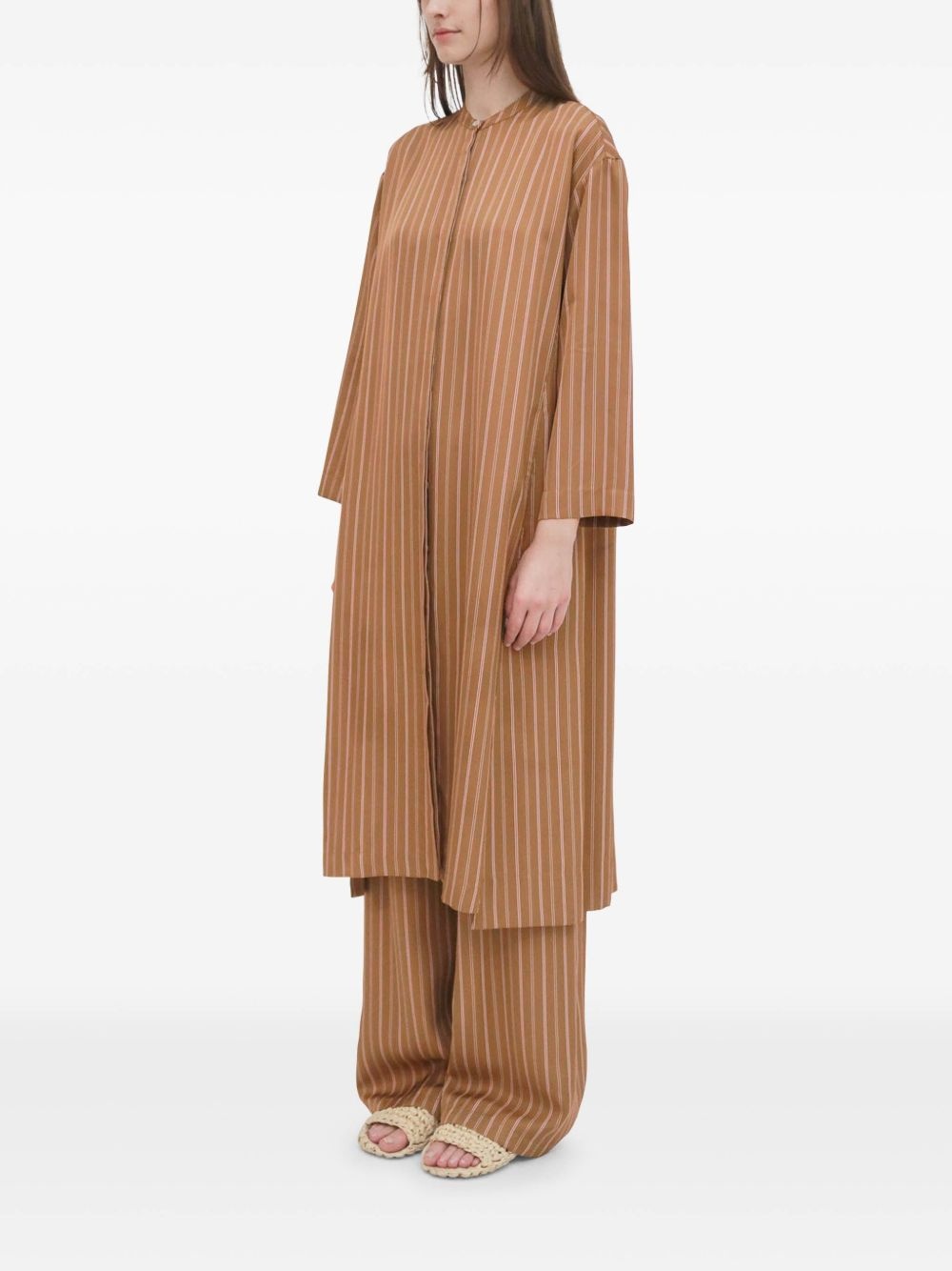 long-sleeved shirt dress - 4