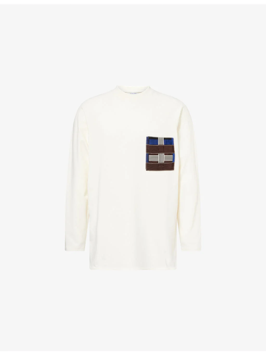 Two Ply Long-Sleeve Cotton-Jersey T-Shirt - 1