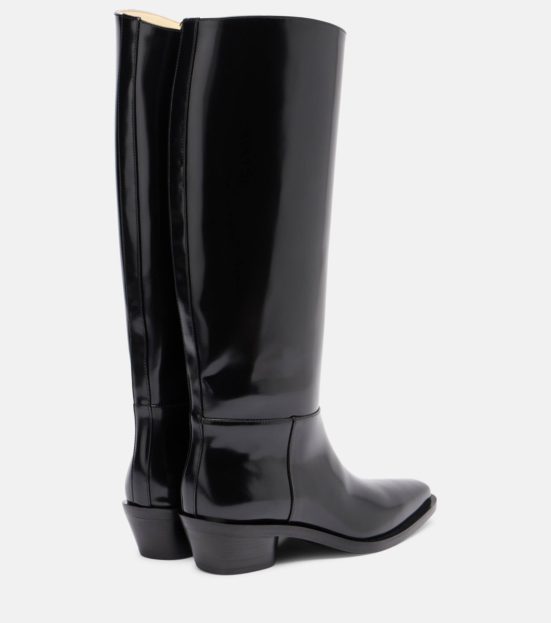 Bronco leather knee-high boots - 2