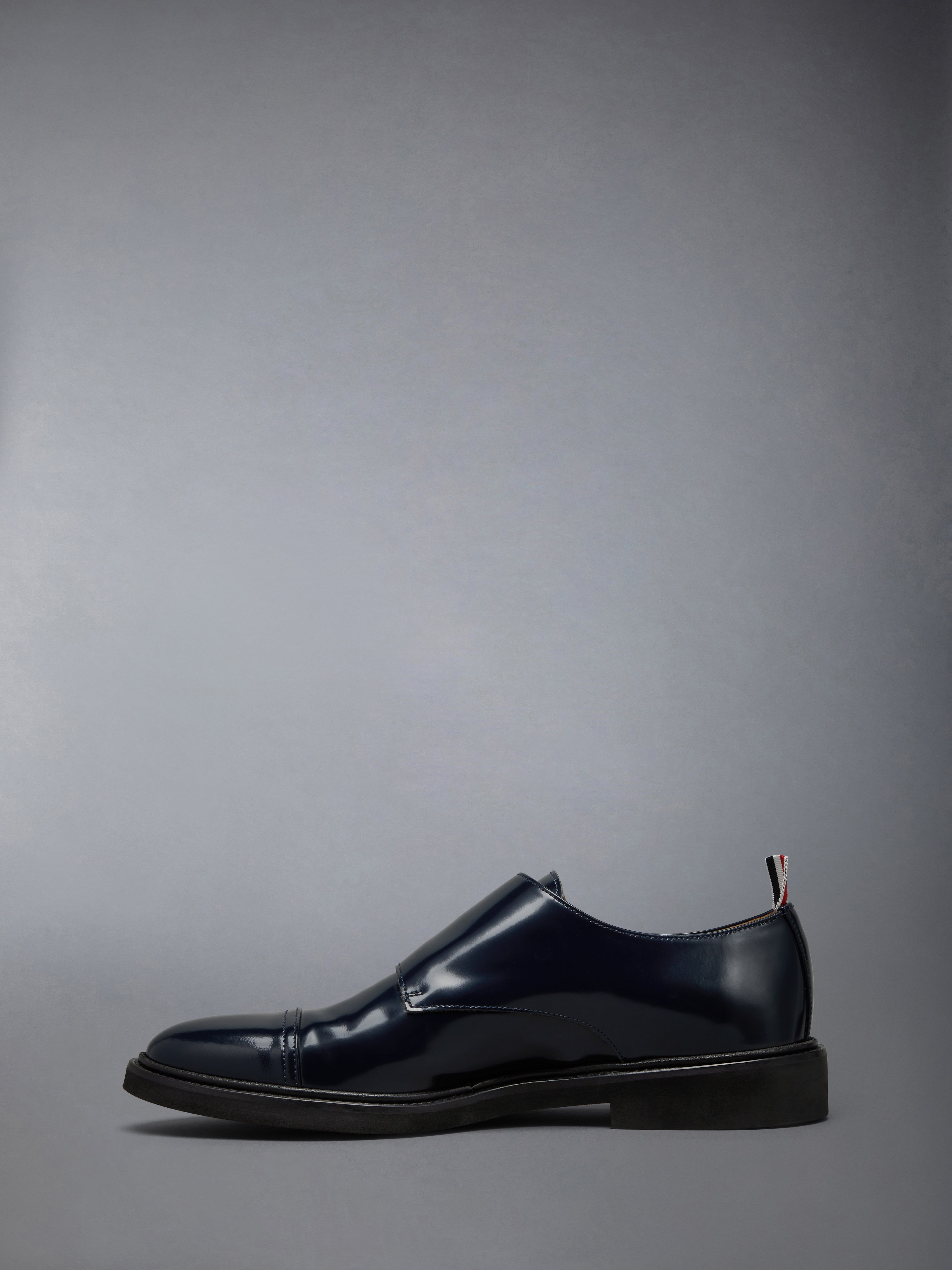 SPAZZOLATO LEATHER CAP TOE OXFORD SHOE - 3