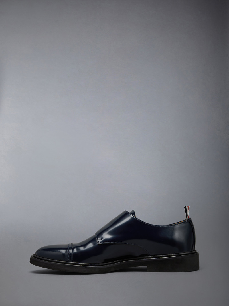 Thom Browne SPAZZOLATO LEATHER CAP TOE OXFORD SHOE outlook
