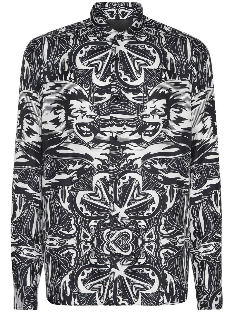 Dandy Lion Circus silk shirt 1