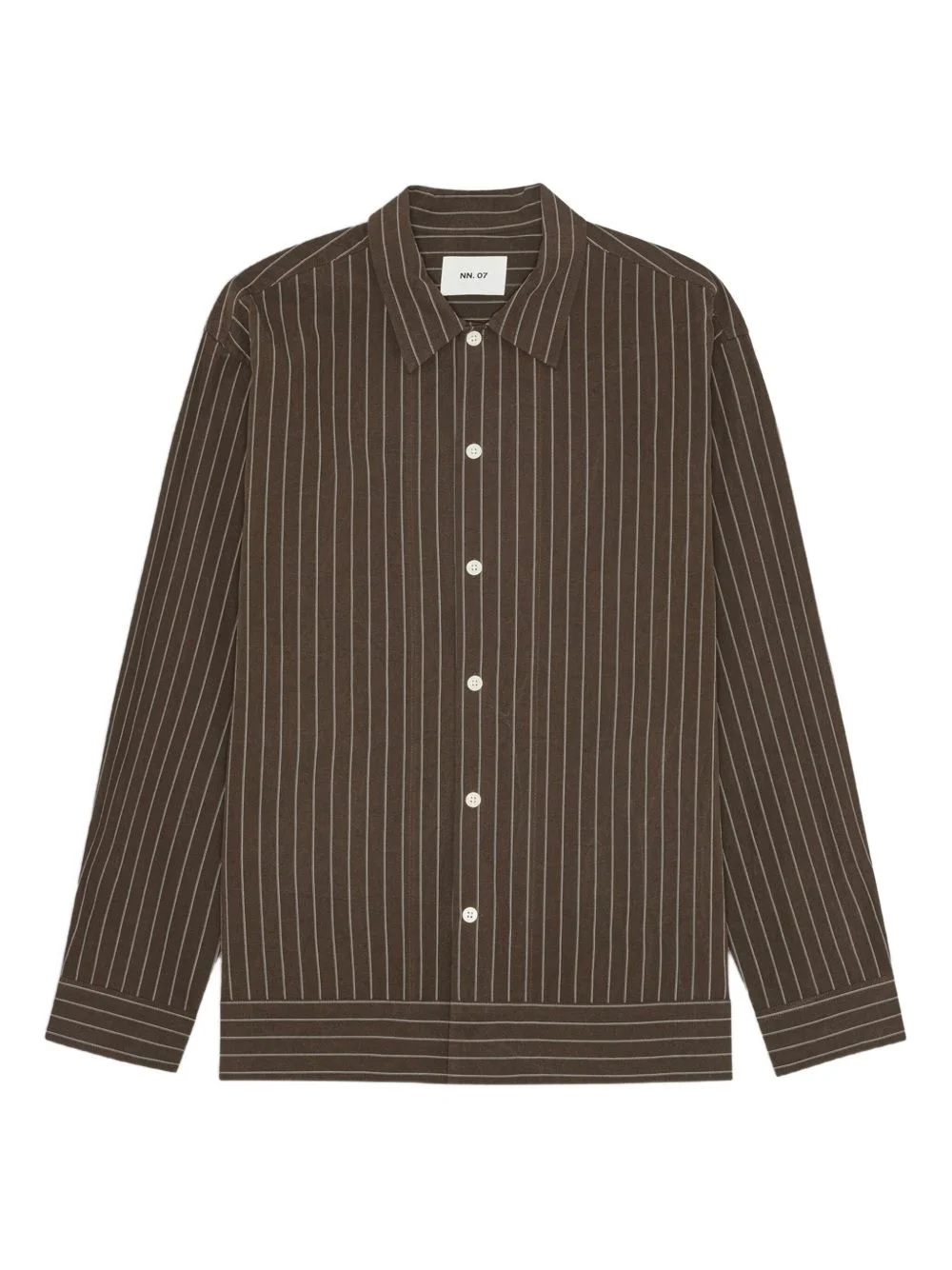 stripe-pattern shirt - 1