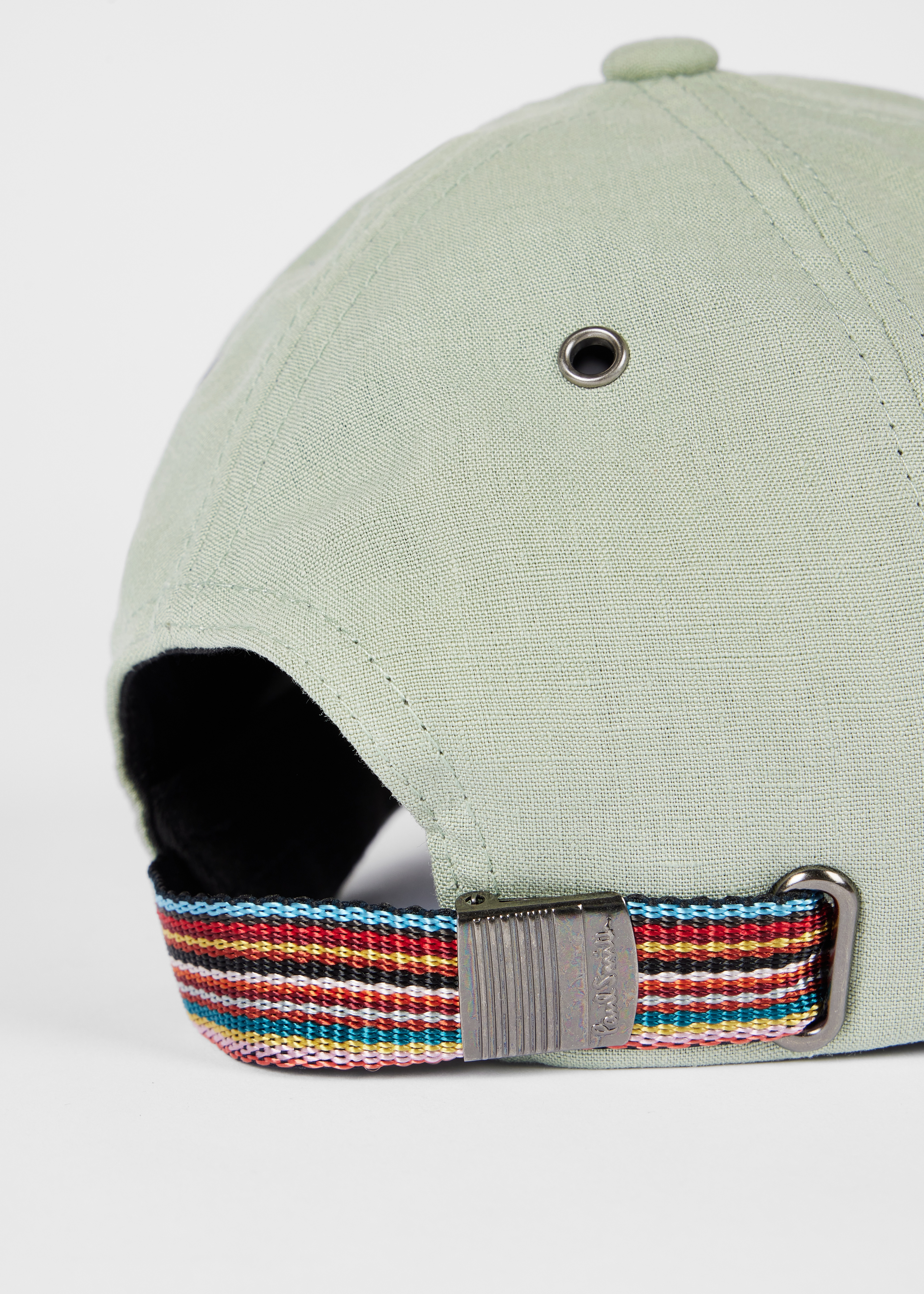 Sage Green Linen Cap - 3