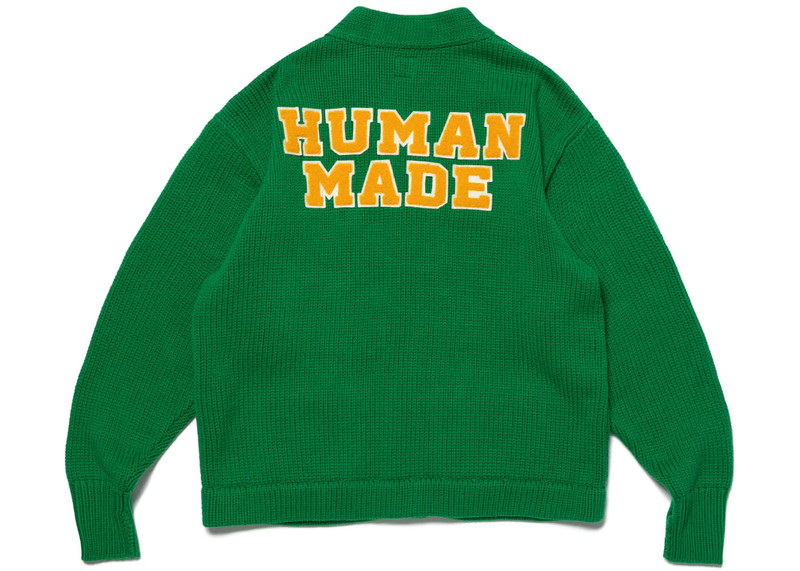 Human Made Human Made Low Gauge Knit Cardigan Green outlook