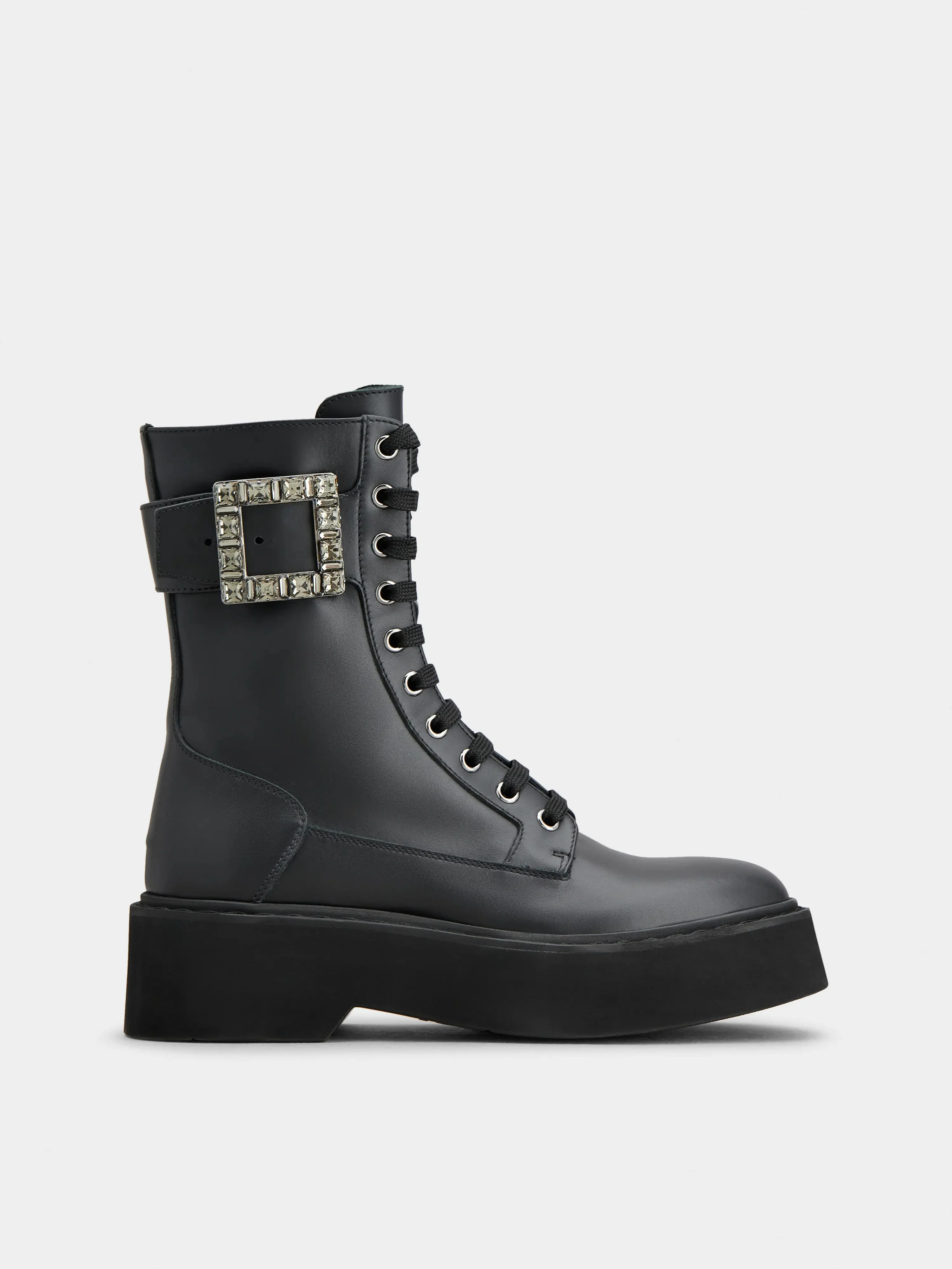 Viv' Ranger Combat Boots in leather - 1