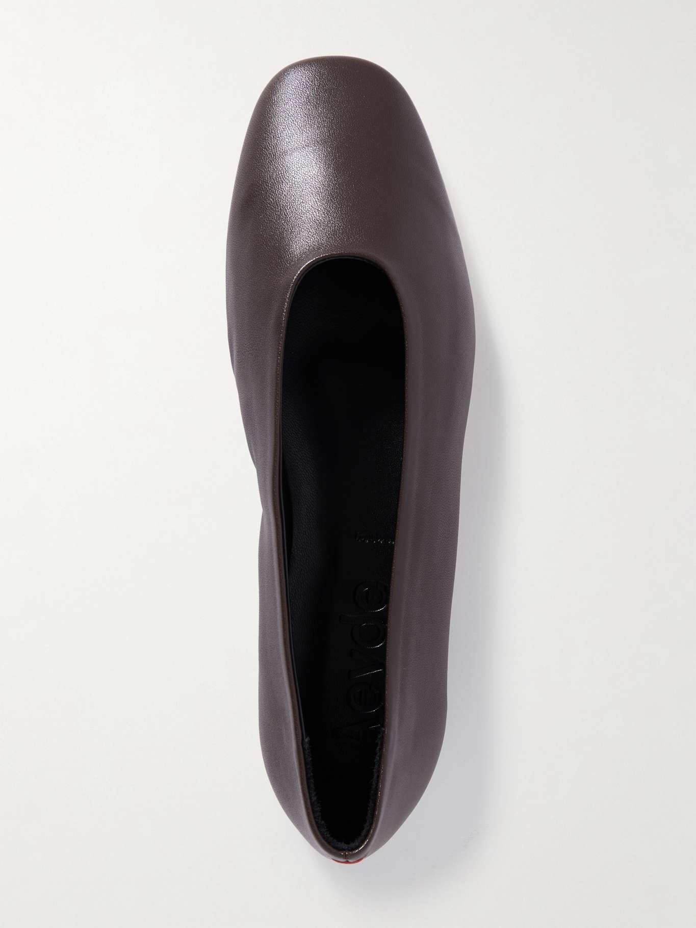 Kirsten leather ballet flats Chocolate - 5
