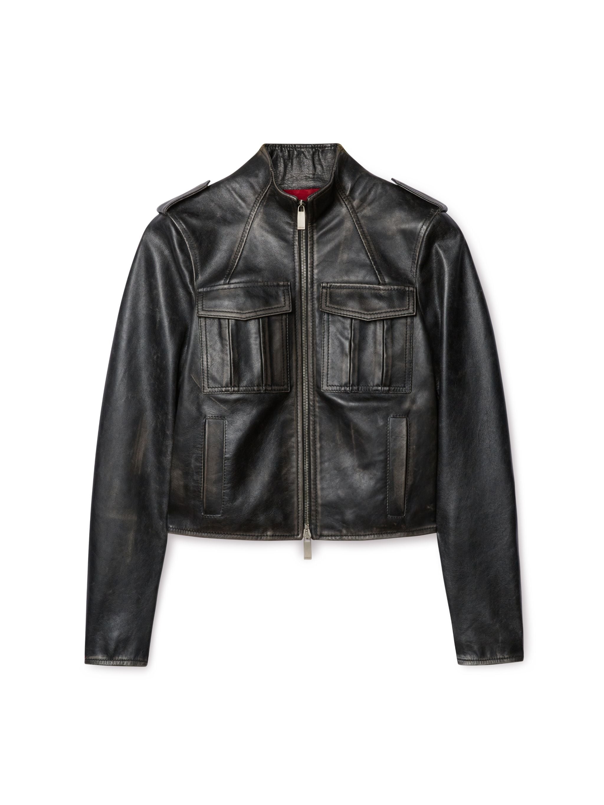 Vintage Lea Biker Jacket - 1