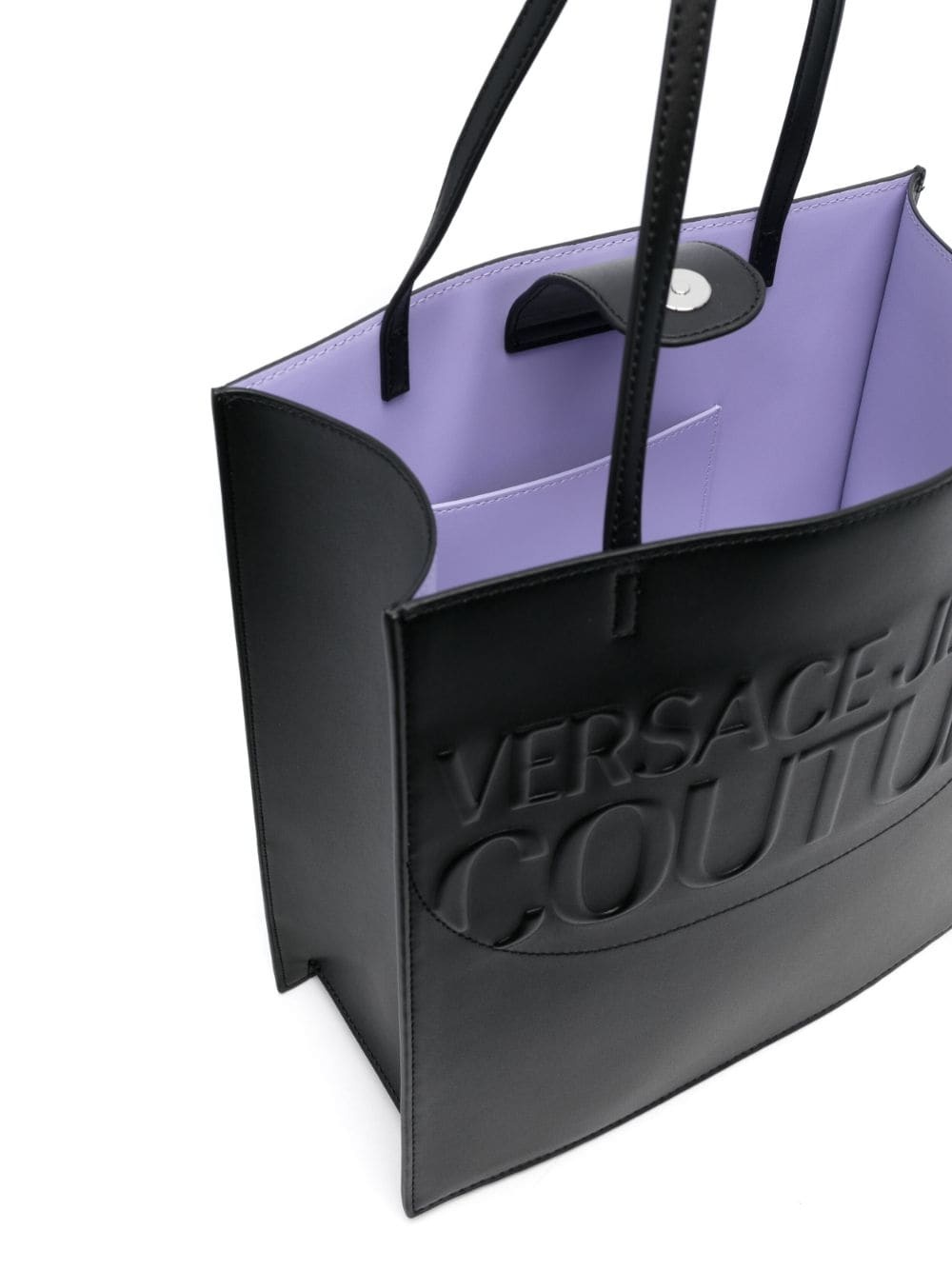 embossed-logo tote bag - 5