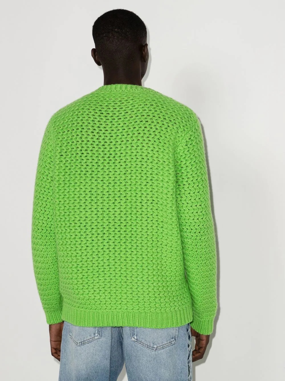 rope stitch cashmere jumper - 3