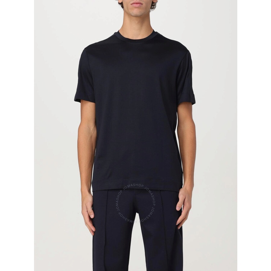 Emporio Armani Logo Tape Lyocell-Blend T-Shirt - 2