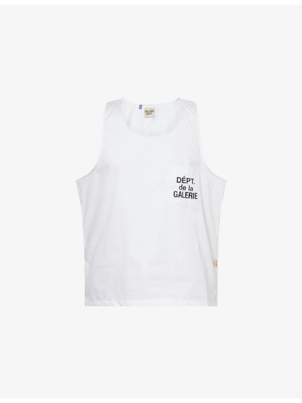 Resort Sleeveless Cotton-Poplin Top - 1