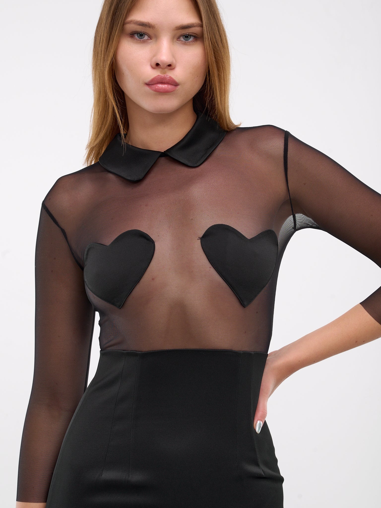 Heart Satin Dress - 4