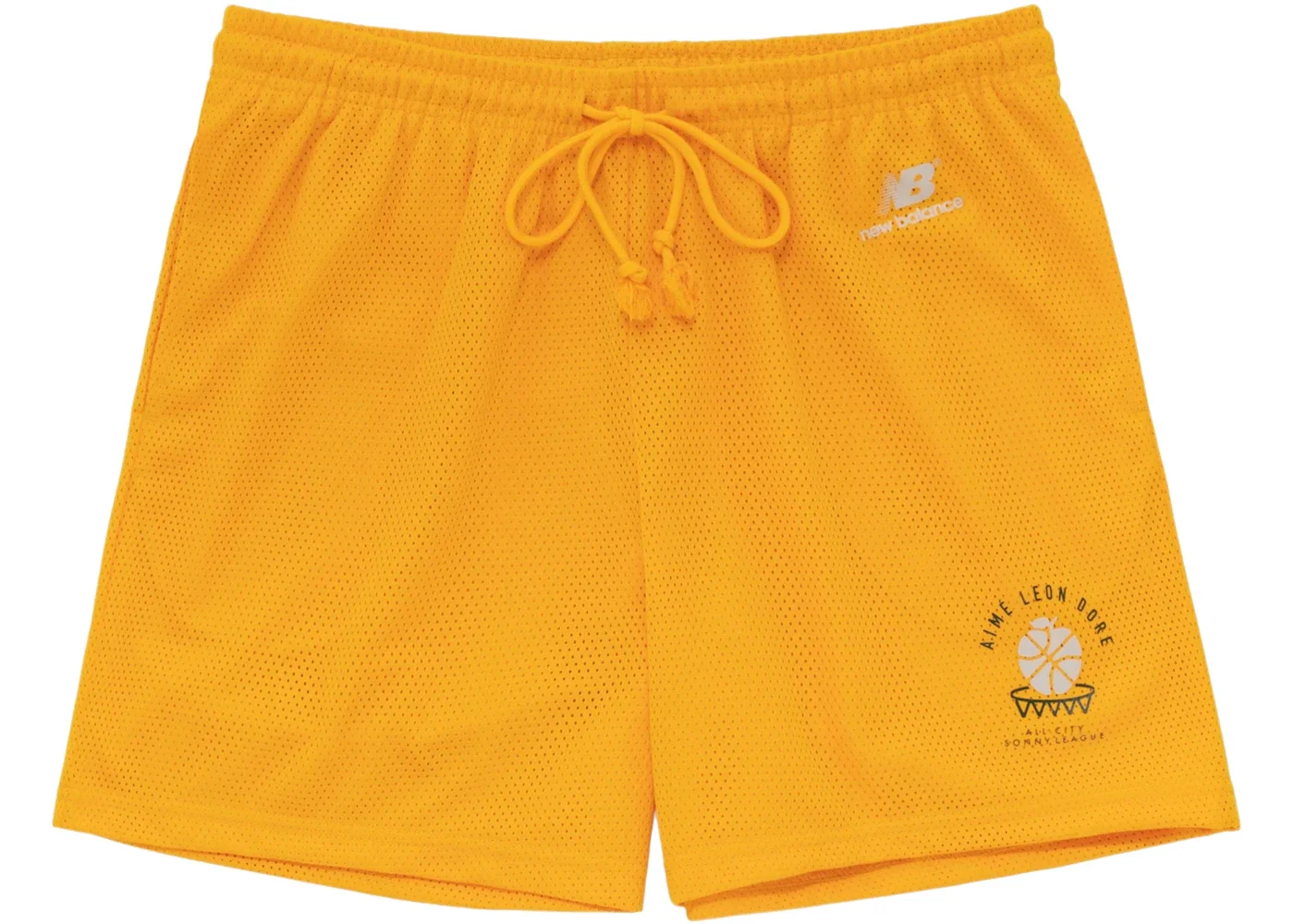 Aime Leon Dore x New Balance SONNY League Gym Shorts Yellow - 1