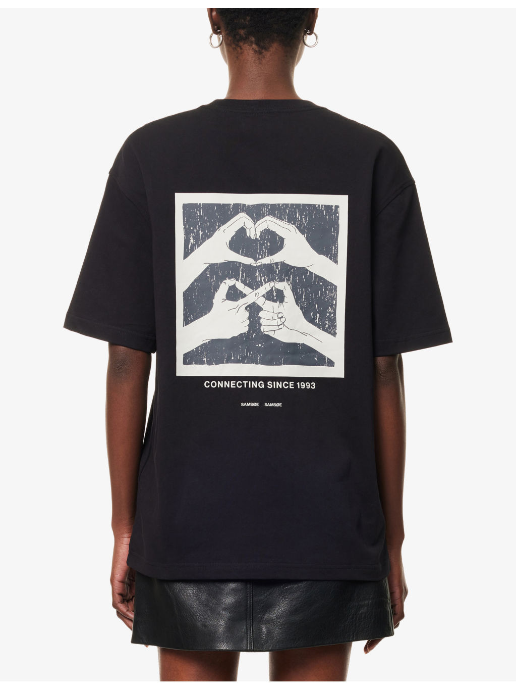 Saflorian Graphic-Print Cotton-Jersey T-shirt - 4