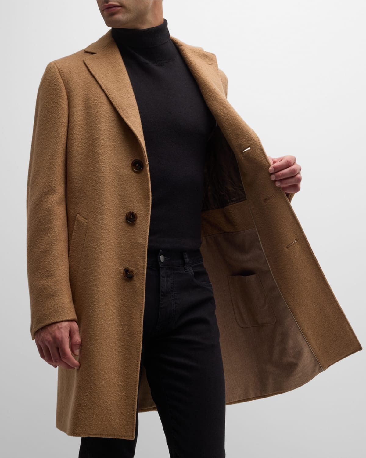 Men's Cashmere-Silk Topcoat - 6