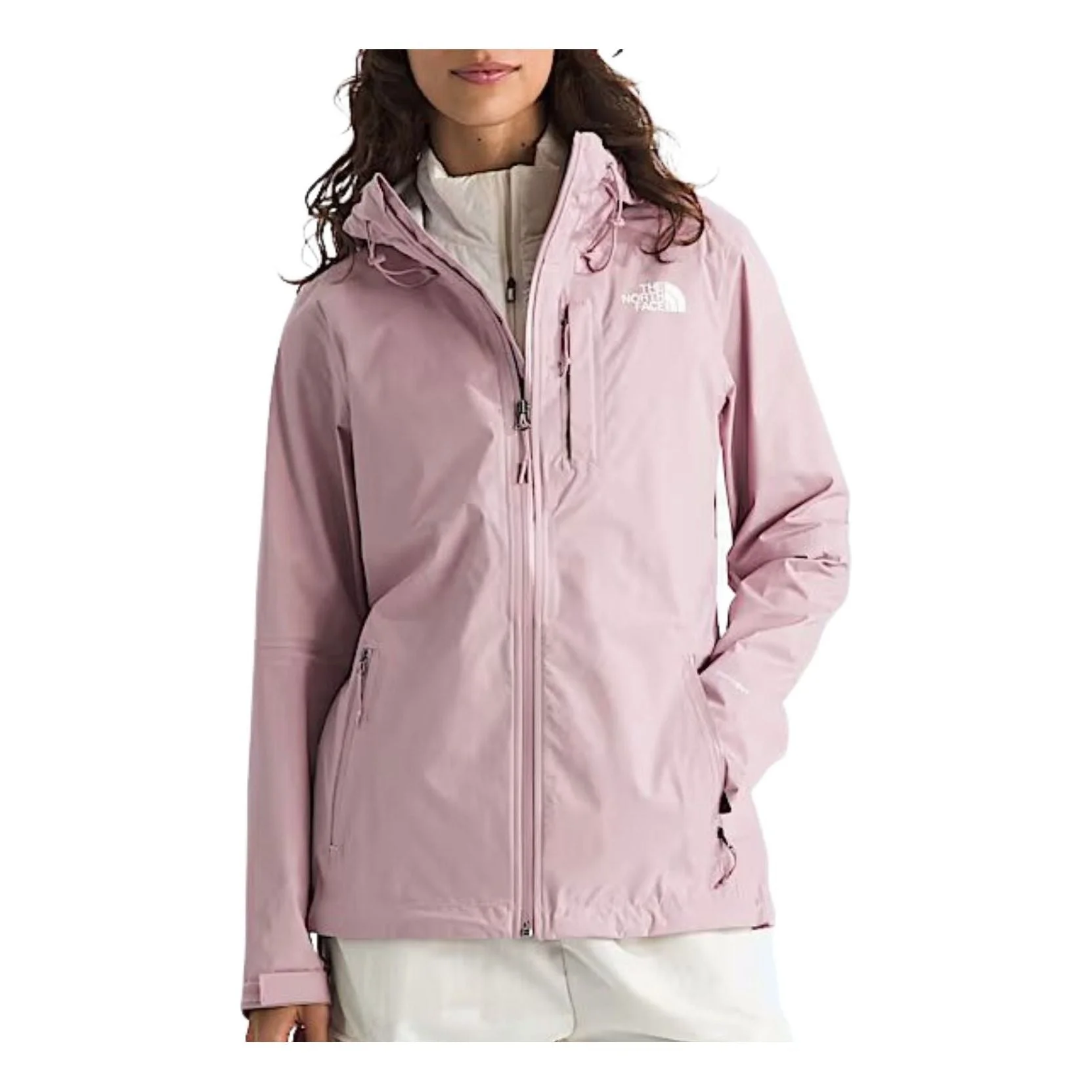 (WMNS) THE NORTH FACE Alta Vista Rain Jacket 'Metal Pink' NF0A8BK90SO - 1