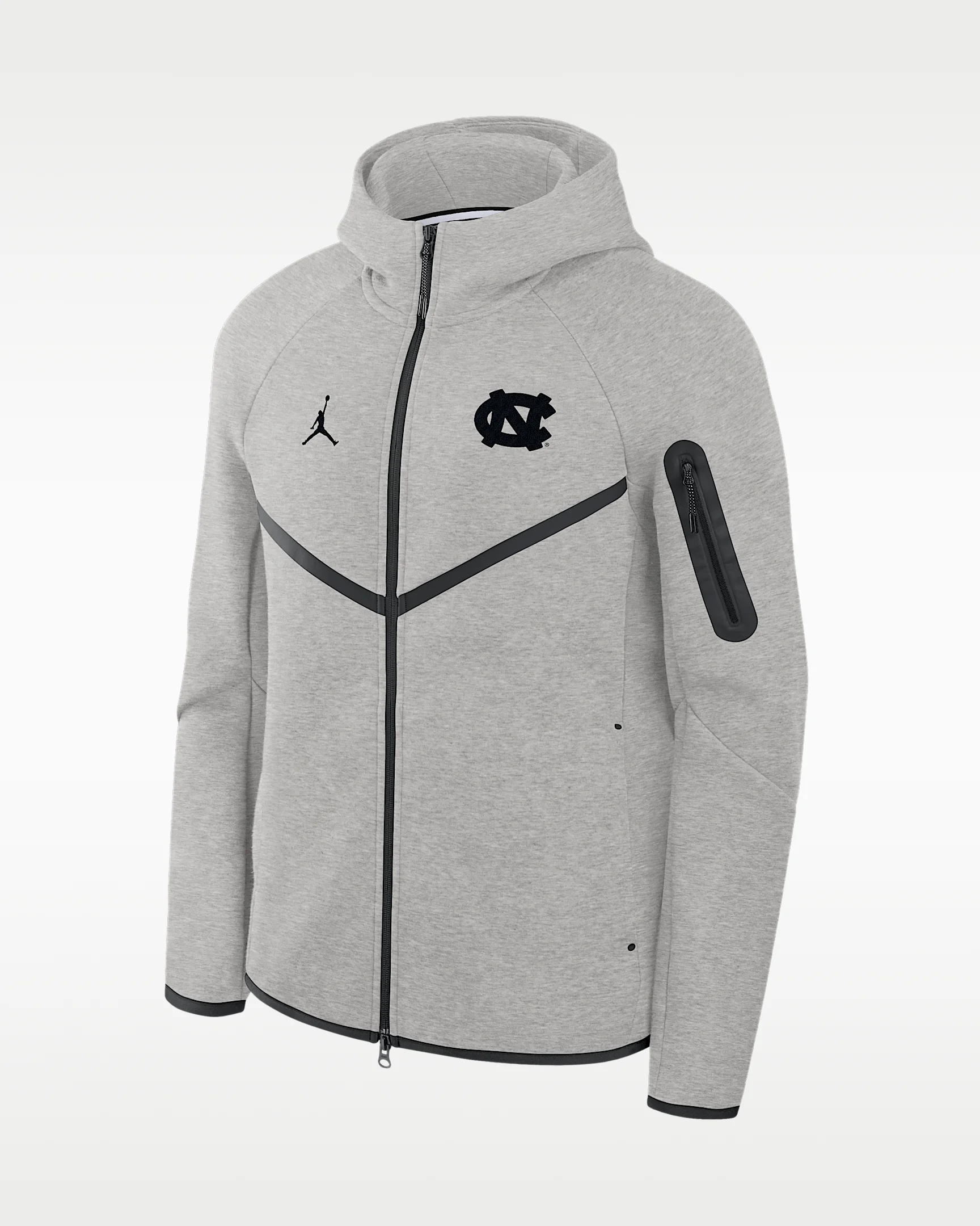North Carolina Tech Fleece Men's Nike College Full-Zip Hooded Jacket - 1