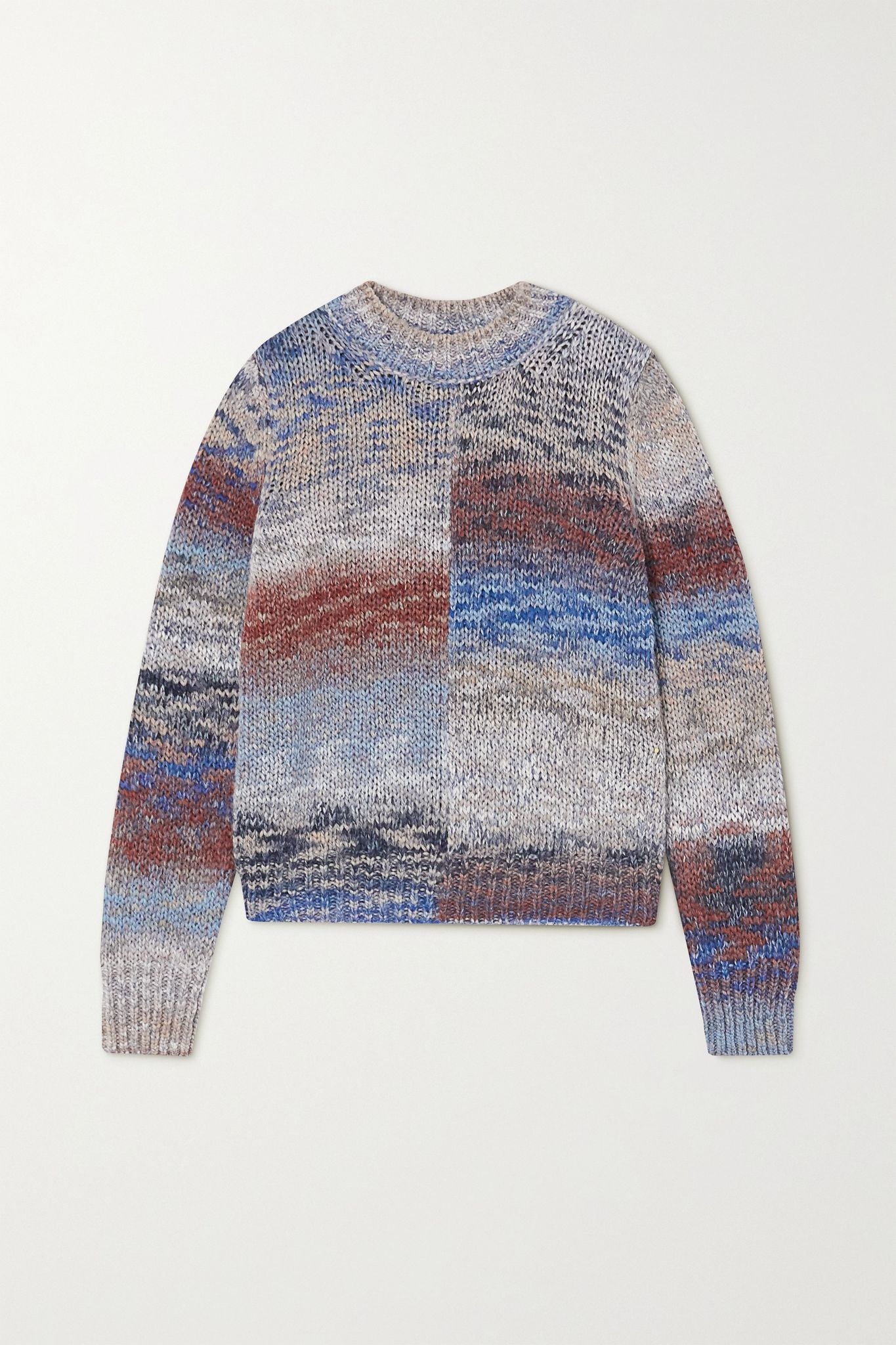 Mélange knitted sweater - 1