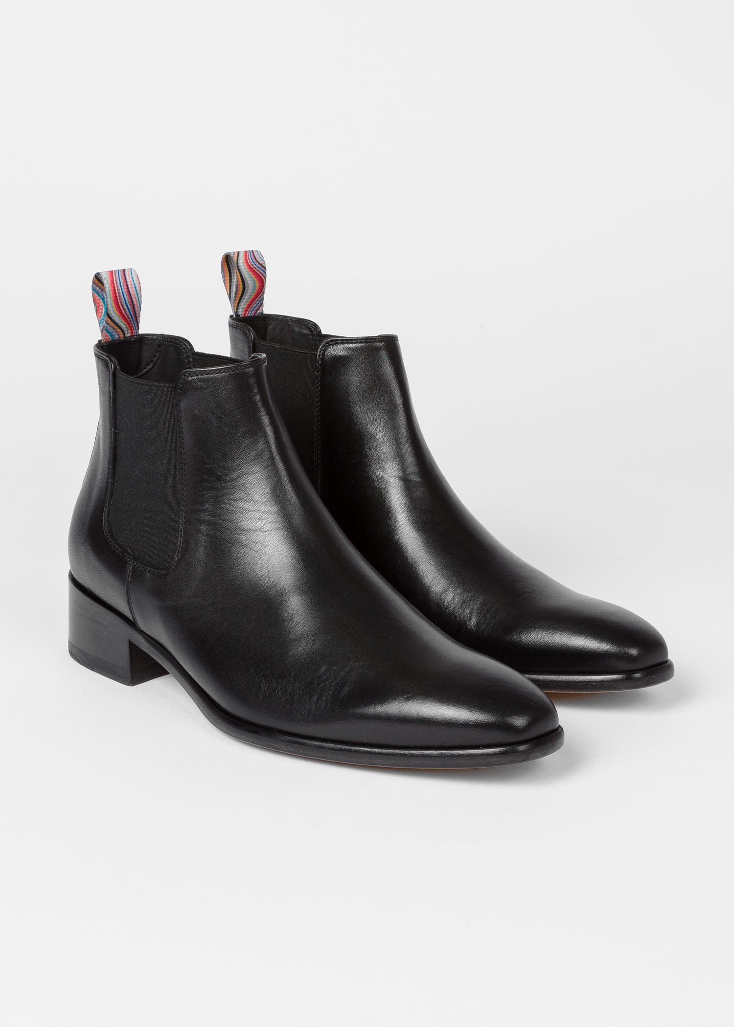 Black Leather 'Jackson' Chelsea Boots - 3