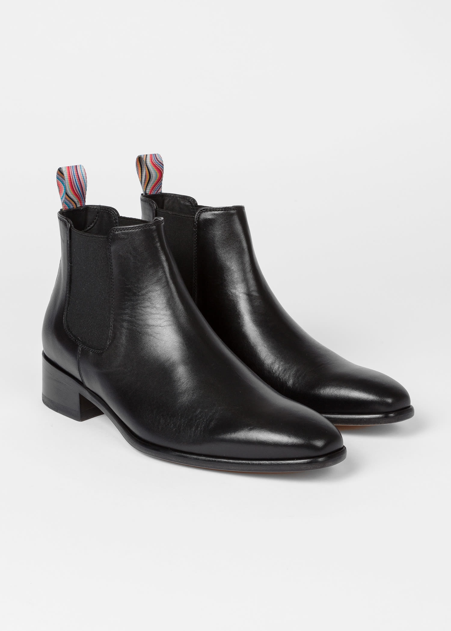 Black Leather 'Jackson' Chelsea Boots - 1