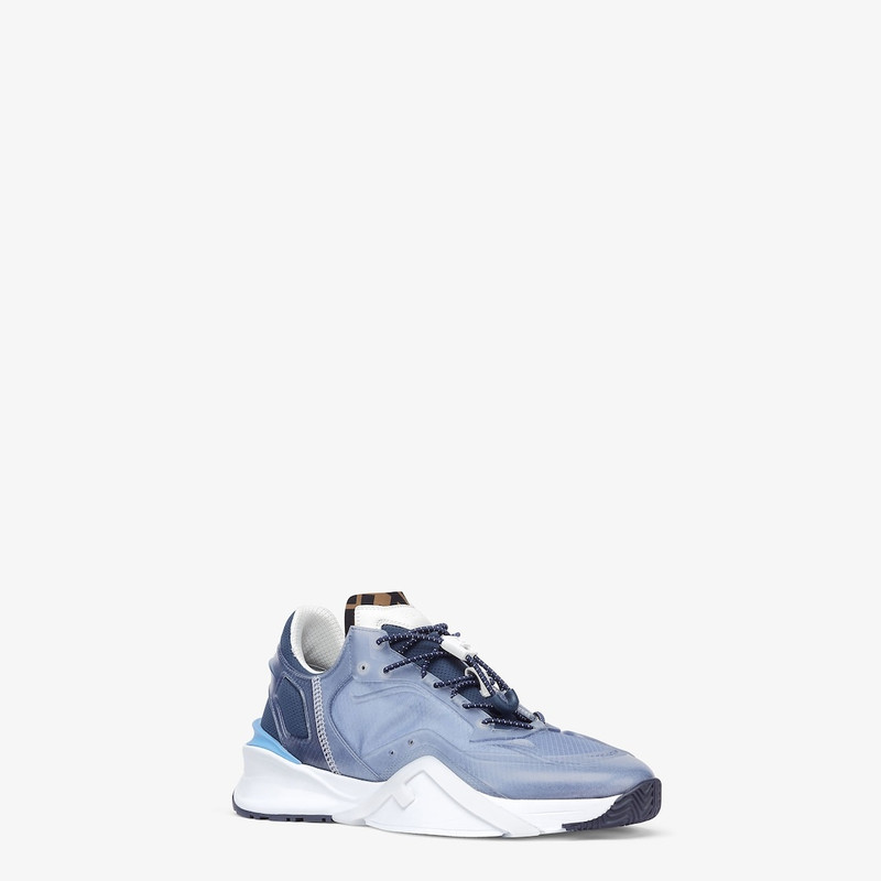 FENDI Slip-on sneakers with adjustable elastic laces, FF stopper and corrugated sole with engraved F. Fend outlook