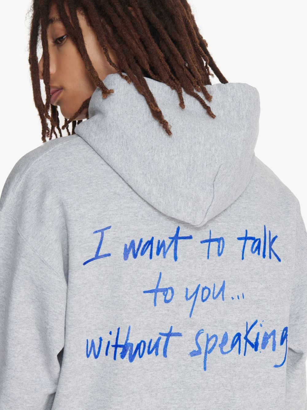 JW ANDERSON X QUEER HOODIE WITH TEXT PRINT - 5