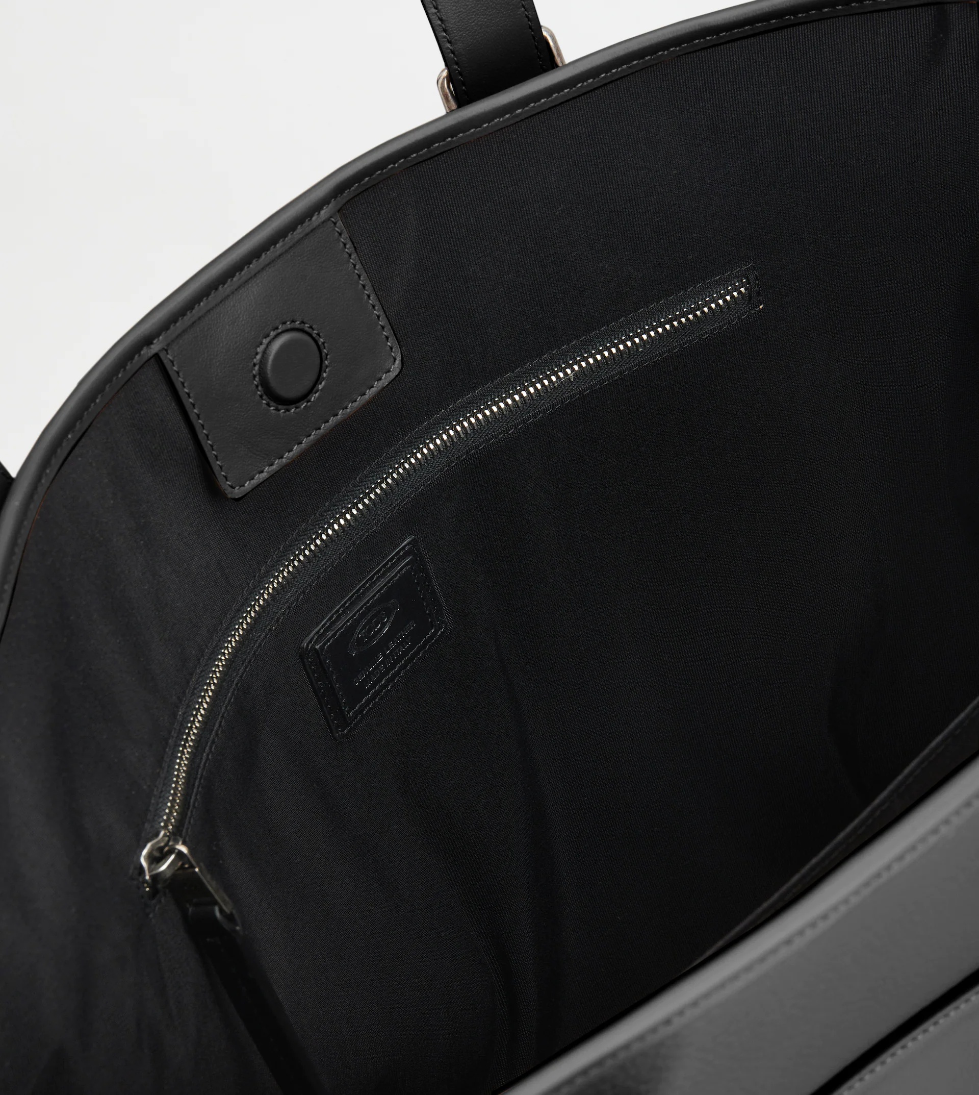 TOD'S SHOPPING BAG IN LEATHER MEDIUM - BLACK - 4