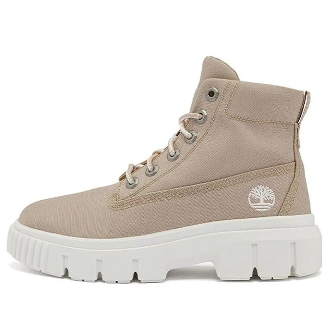 (WMNS) Timberland Greyfield Boot 'Light Beige Canvas' A2JGDW - 1