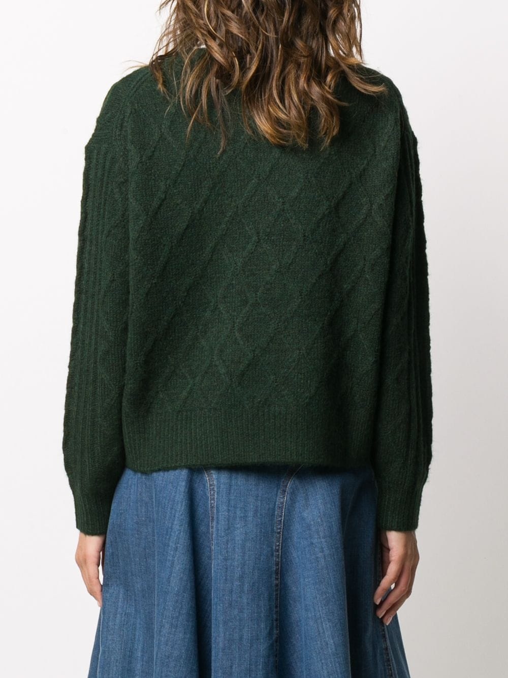 cable-knit jumper - 4