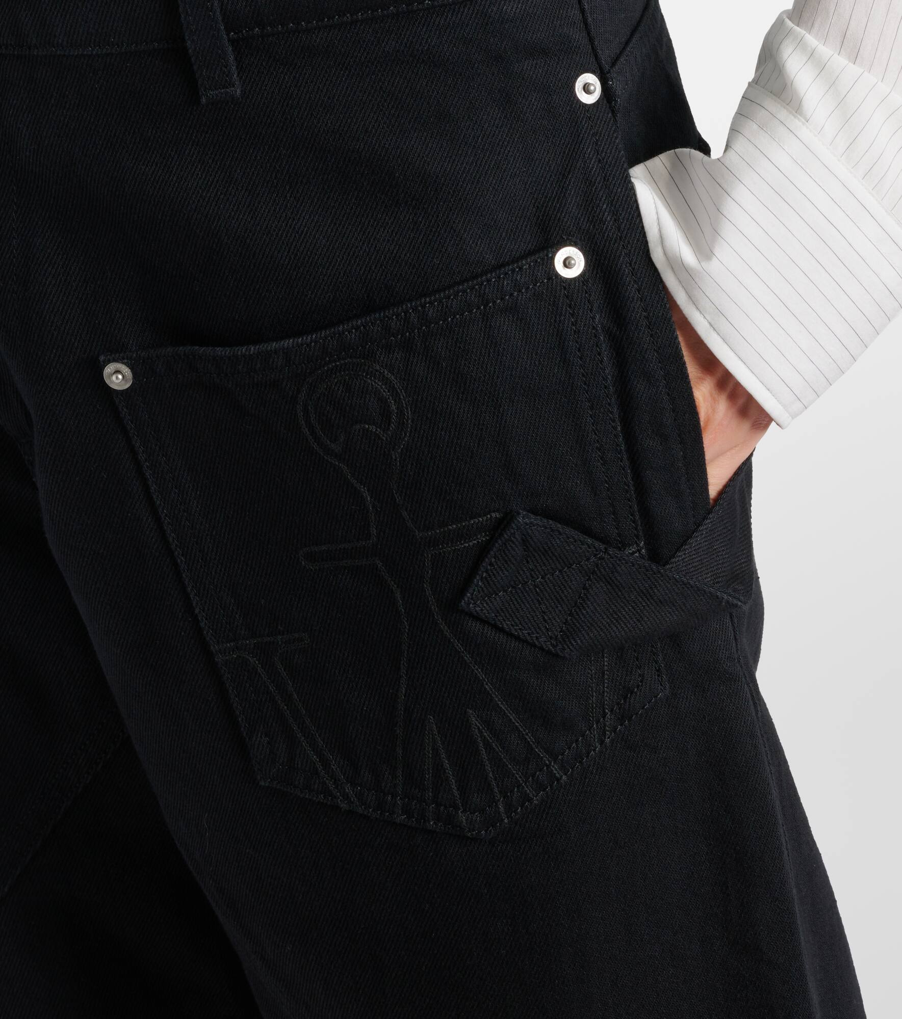 High-rise barrel-leg jeans - 5