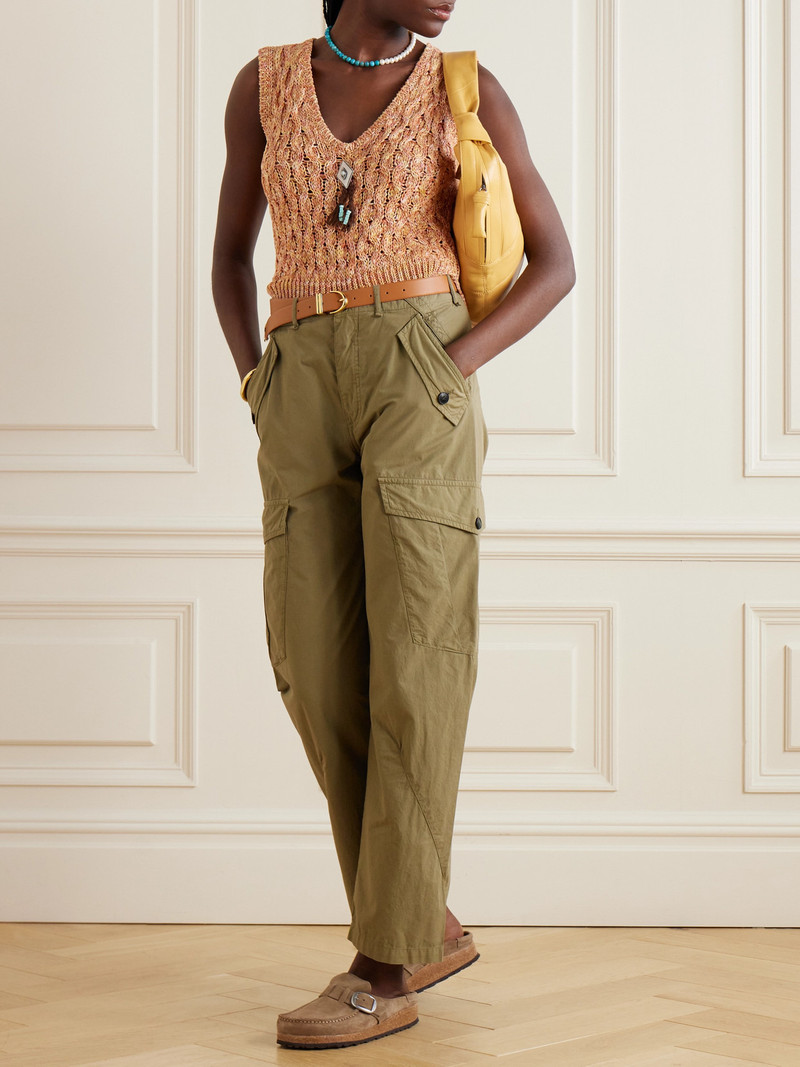 FORTELA Cable-knit Cotton Vest outlook