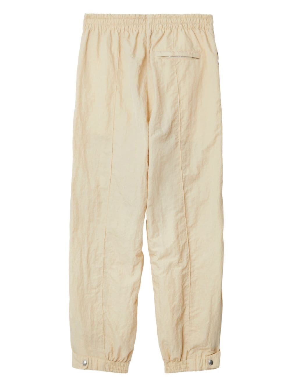 crinkled wide-leg track pants - 6