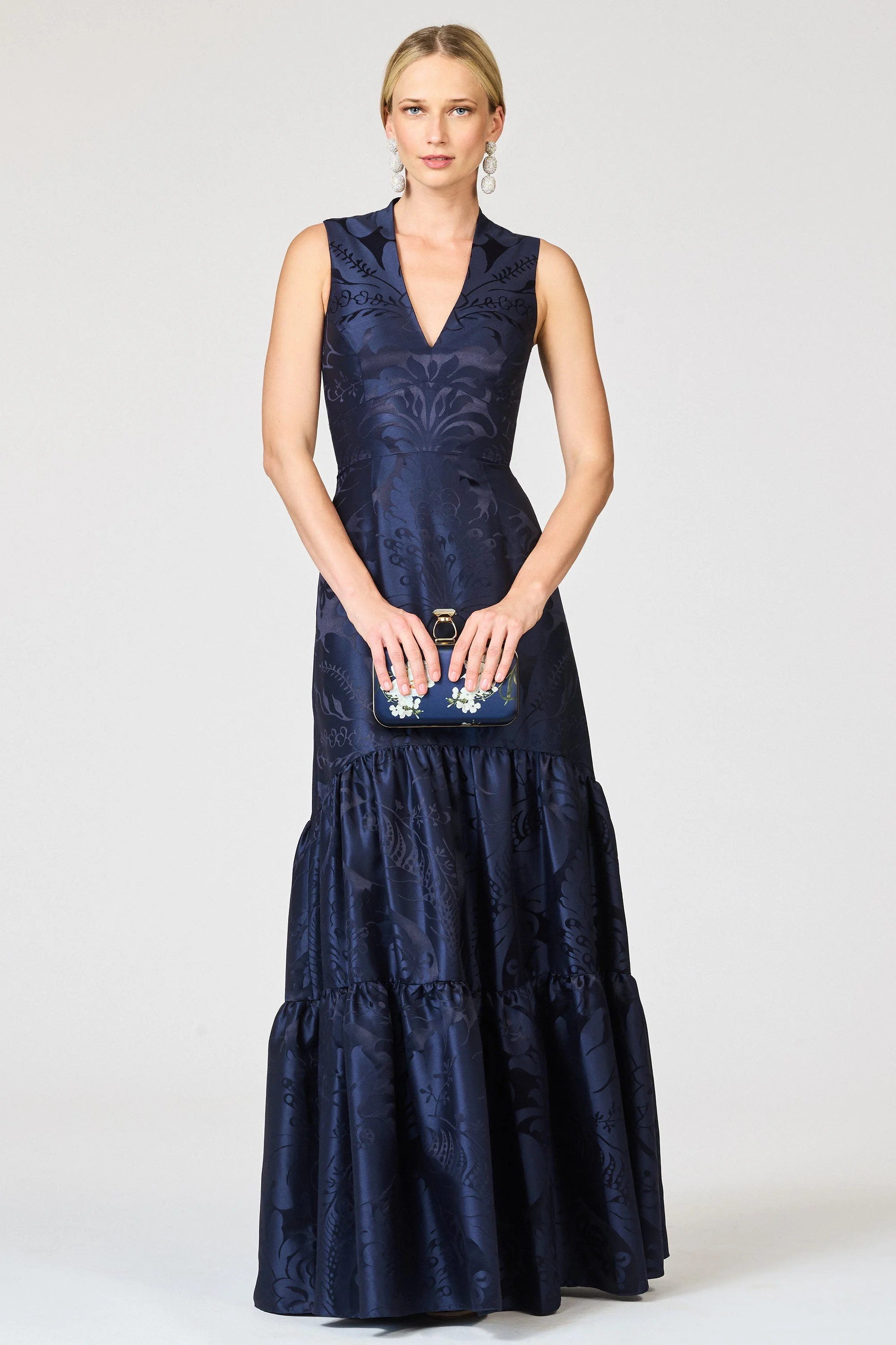 CELLA GOWN - DEEP OCEAN - 1