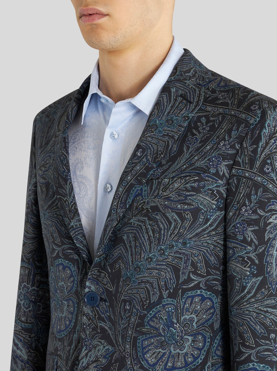 JACKET WITH FOLIAGE PATTERN - 2