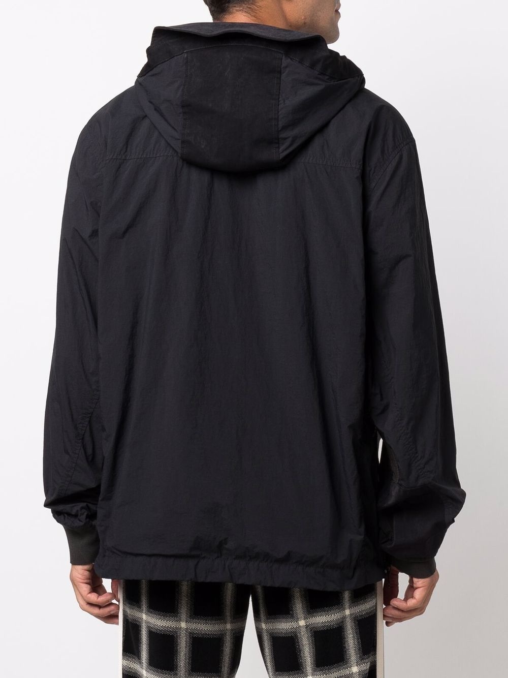 flap-pocket hooded jacket - 4