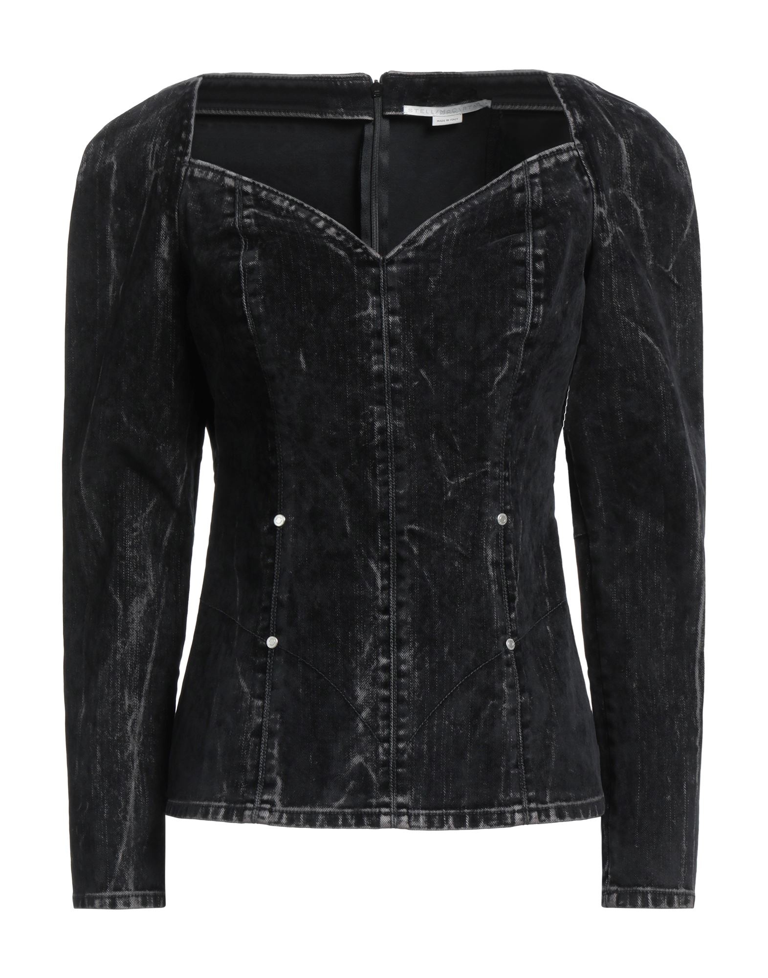 Black Women's Denim Shirt - 1